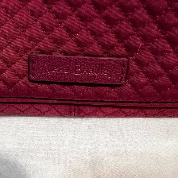 Vera Bradley Quilted Crossbody Bag - Burgundy - Picture 2 of 10